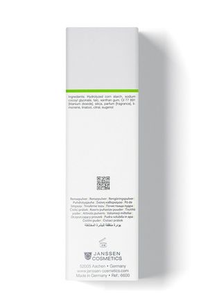 Мягкая очищающая пудра Gentle Cleansing Powder, Janssen Cosmetics, 100 гр