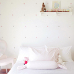 Интерьерная наклейка Watercolor Polka Dots — оранжевый
