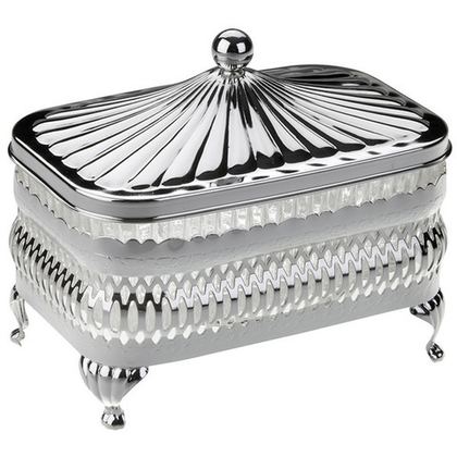 Масленка прямоугольная с крышкой 13х9см Queen Anne