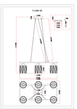 Люстра подвесная Moderli V11686-6P Prismique