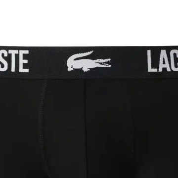 Мужские спортивные боксеры Lacoste Microfiber Trunks 3P - black