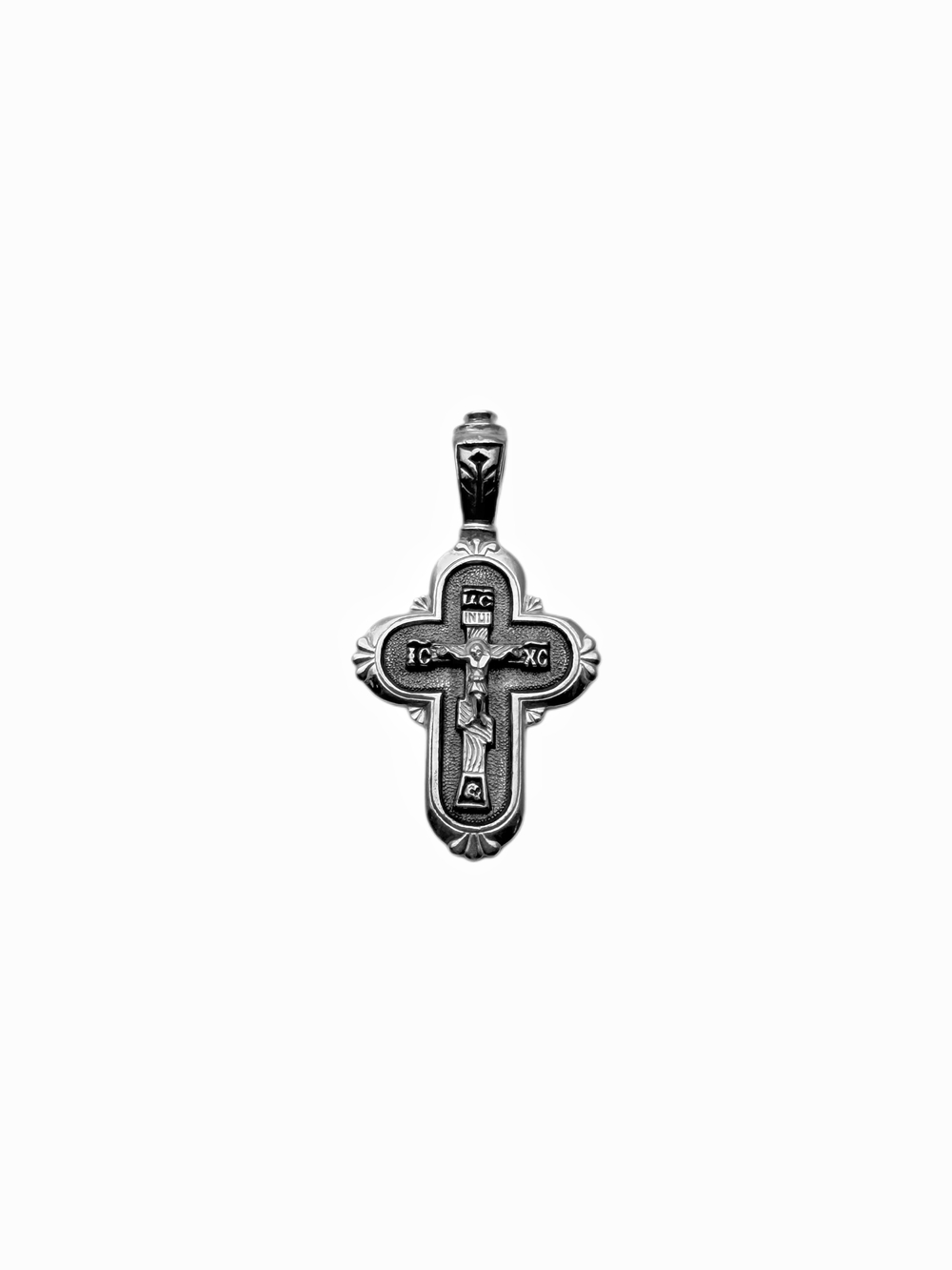 Крест из серебра/Чернение