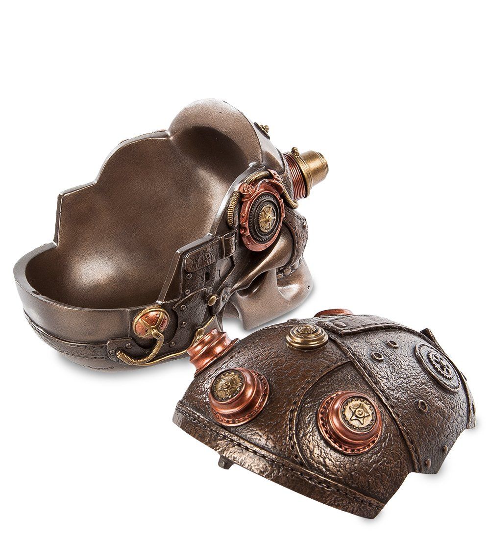 Veronese WS-385 Шкатулка в стиле Стимпанк «Череп»