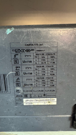 Сварочный полуавтомат Ресанта Саипа-175 3в1