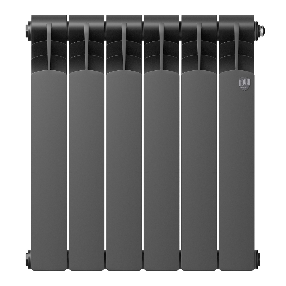 Радиатор Royal Thermo Revolution Bimetall 500 2.0/Noir Sable – 6 секц.