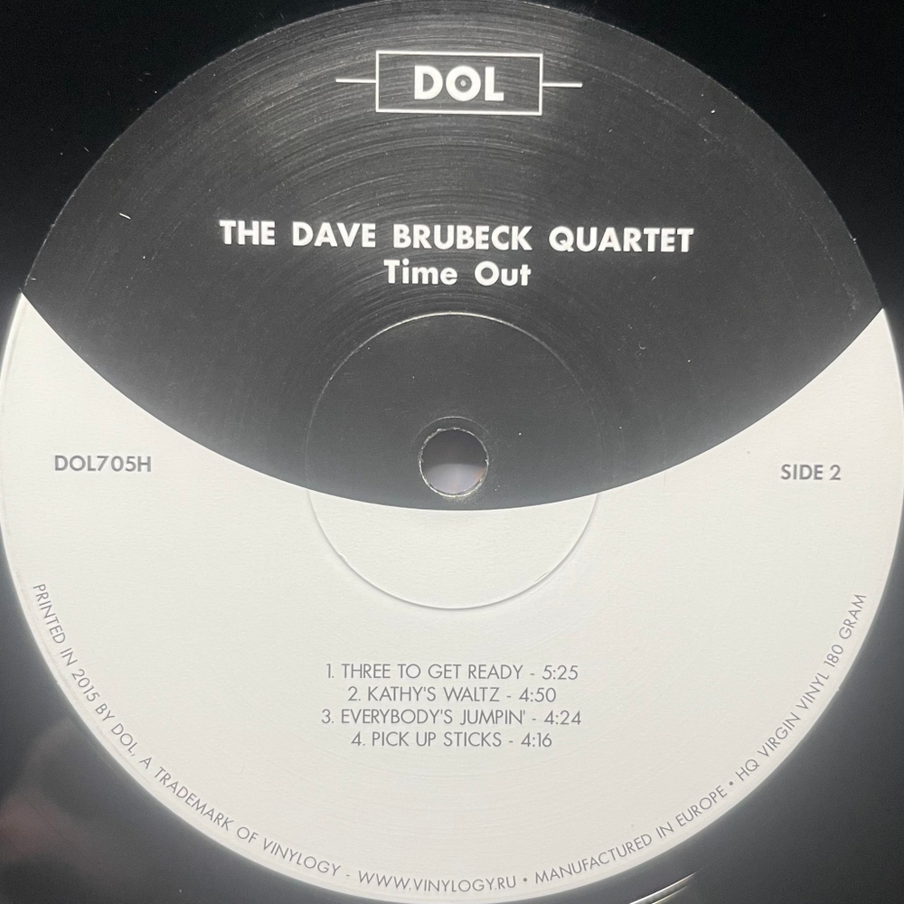 The Dave Brubeck Quartet ‎– Time Out (Европа 2015г.)