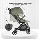 Kоляска детская прогулочная Farfello Comfy Go Comfort 2025 (Olive/Оливковый CG-013)