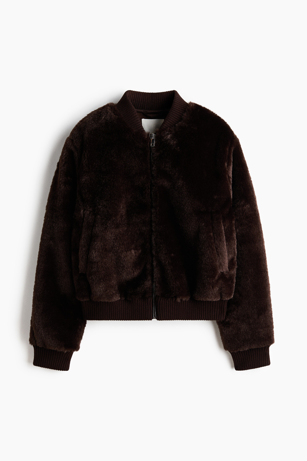 Куртка-пилот из пушистой ткани - H&M
