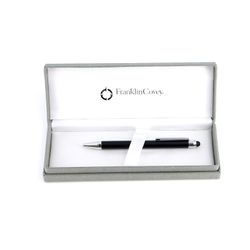 Шариковая ручка - стилус Franklin Covey Newbury Black в футляре (FC0112-1)