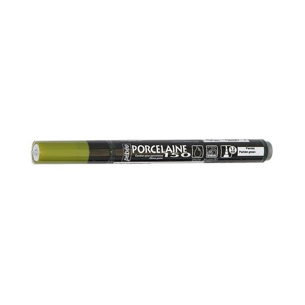 Маркер по керамике Porcelaine 150 1.2 мм, перо круглое, 6 шт, 020006 хризолит, Pebeo