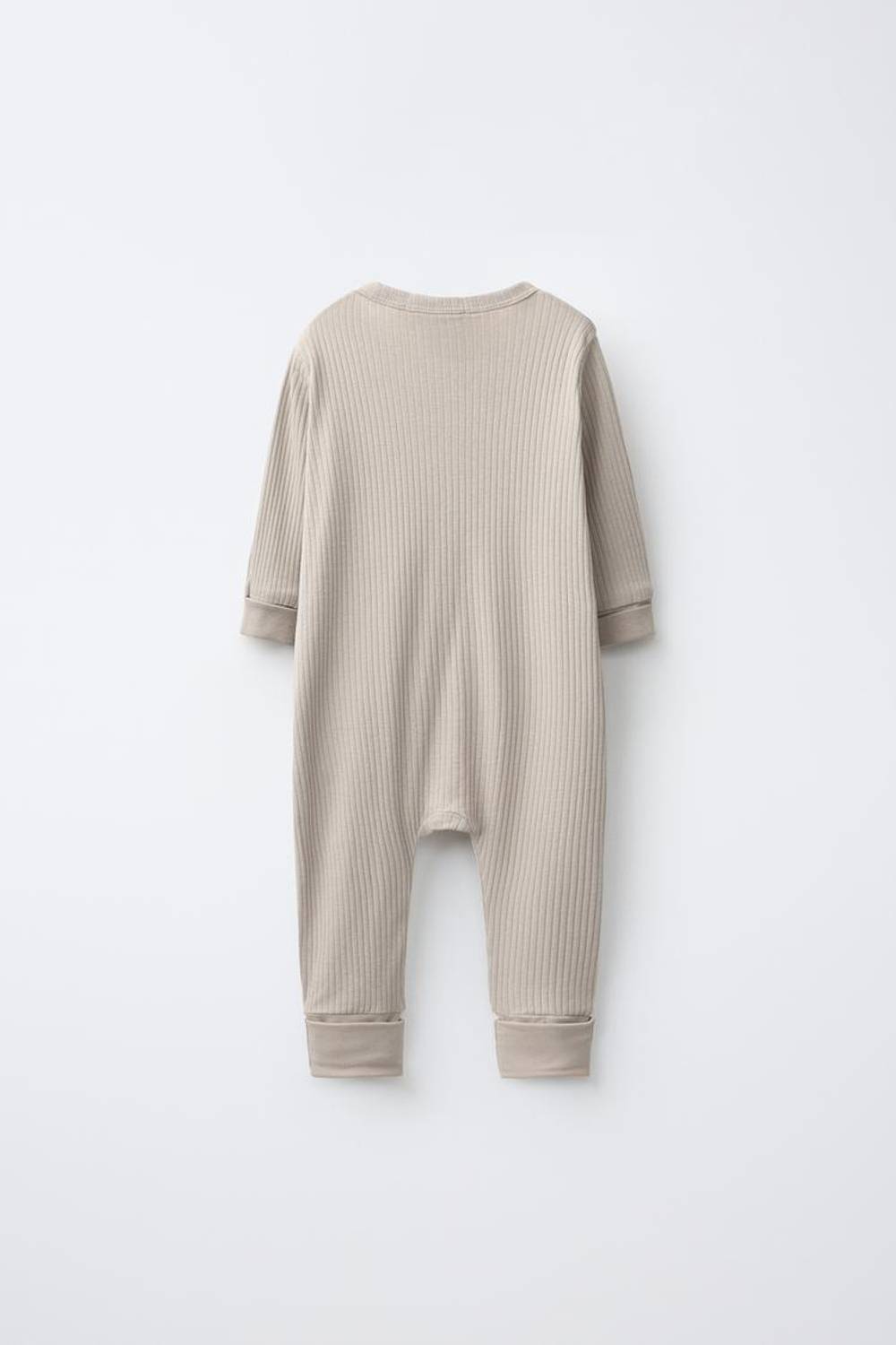 ZARA НАБОР ИЗ 2 ПИЖАМ СО СКЛАДНЫМИ НОЖКАМИ И ЖИВОТНЫМИ, СЕРЫЙ/НЕЖНО-КОРИЧНЕВЫЙ