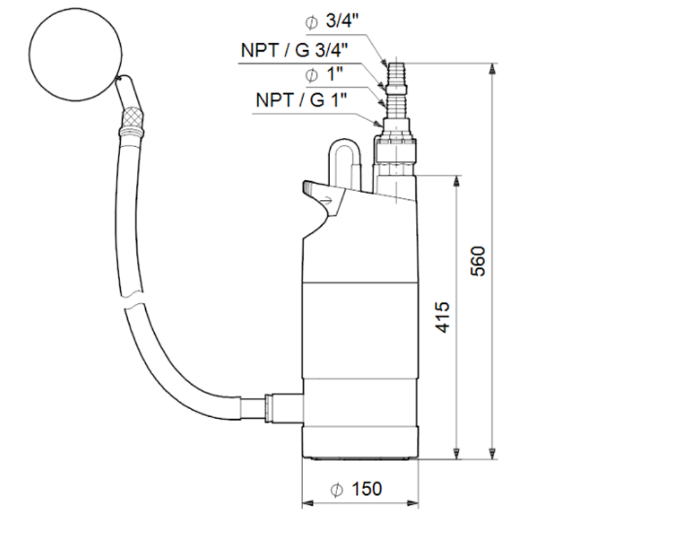 Колодезный насос Grundfos SB 3-35 AW