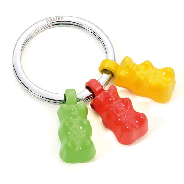 Брелок Troika HARIBO TRIO, металл, 13.8х5.5х1 см, цветной