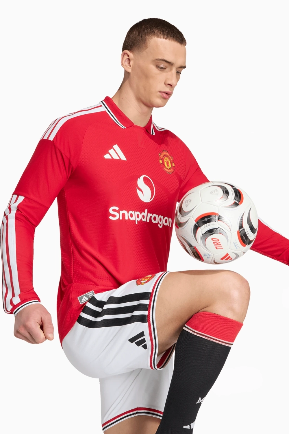 Футболка с длинными рукавами adidas Manchester United 26/27 Home Authentic - красный