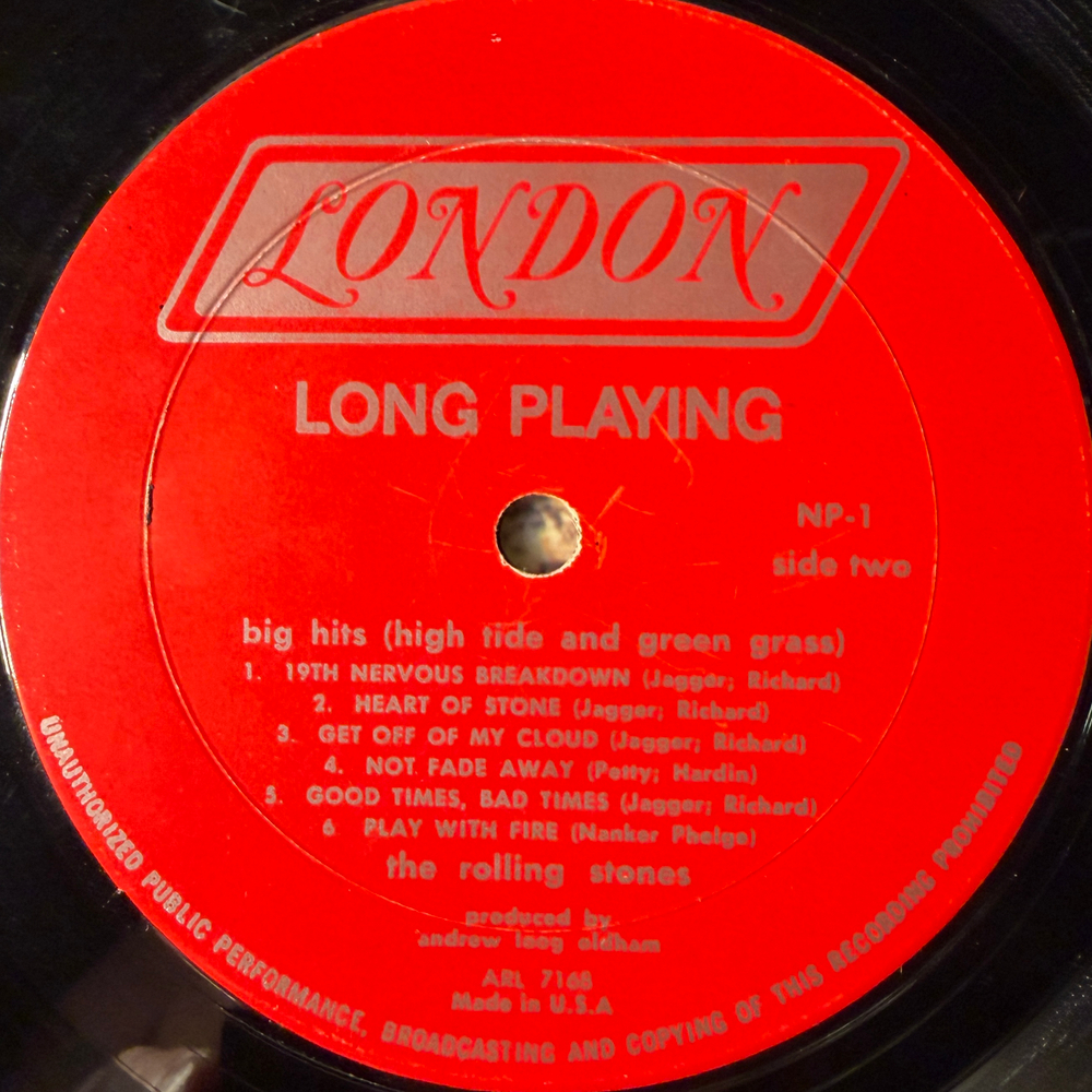 The Rolling Stones – Big Hits (США 1966г.) Т