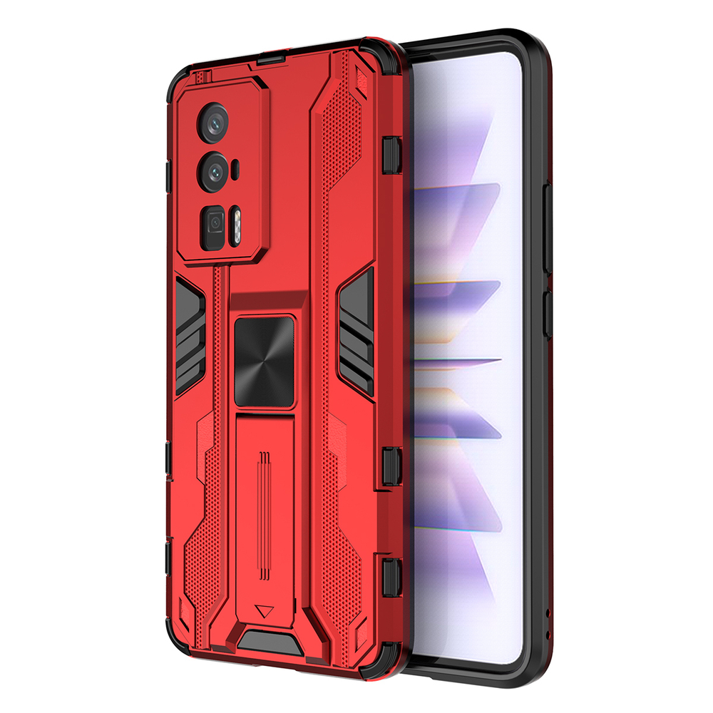 Противоударный чехол с подставкой Transformer для Poco F5 Pro