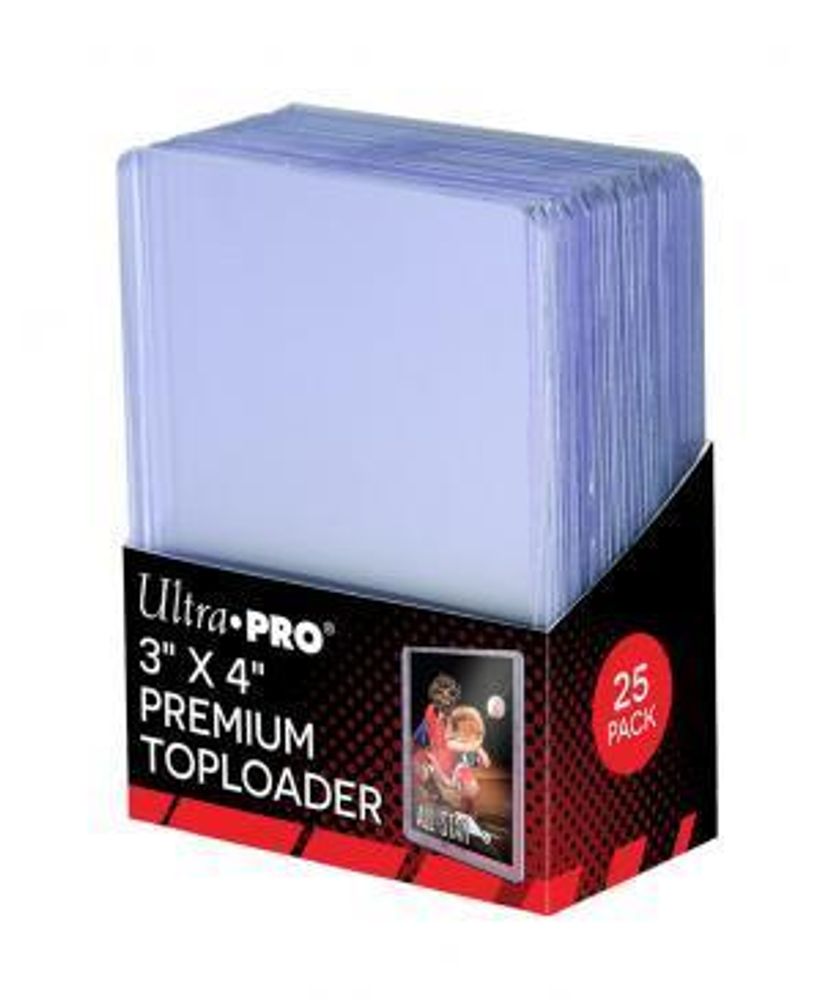 Ultra Pro - Жесткие прозрачные премиум протекторы (toploader) 25 штук Ultra Pro - Жесткие прозрачные премиум протекторы (toploader) 25 штук