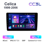 Teyes CC3L 9"для Toyota Celica 1999-2006