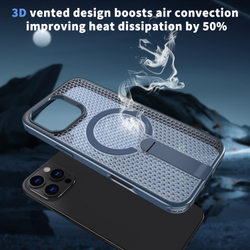 Прозрачный чехол Mesh Pro Magnetic Case для iPhone 16 Pro