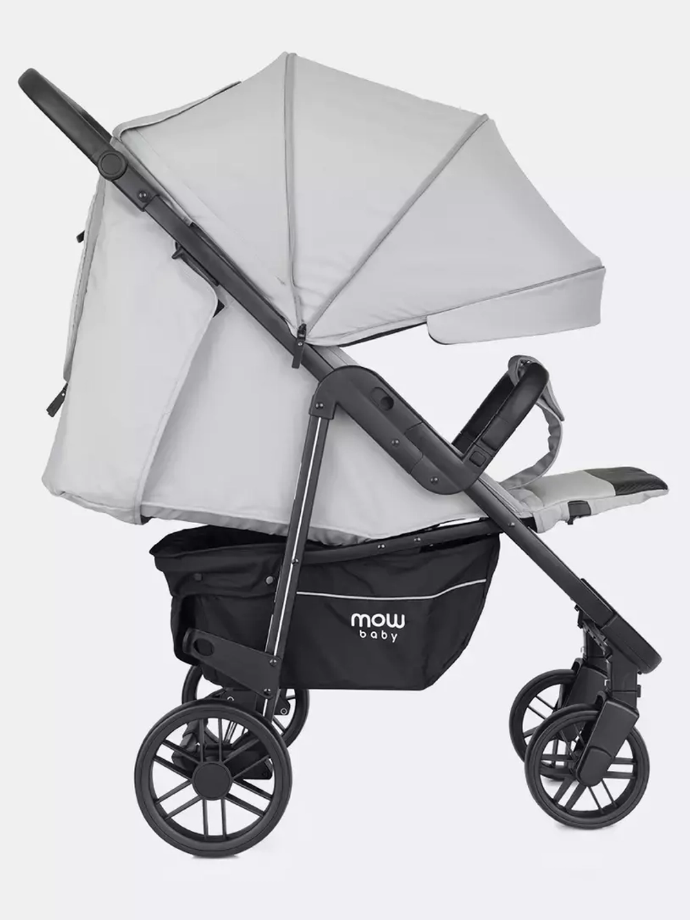 Коляска детская MOWBaby "RIDE" RA082 Silver