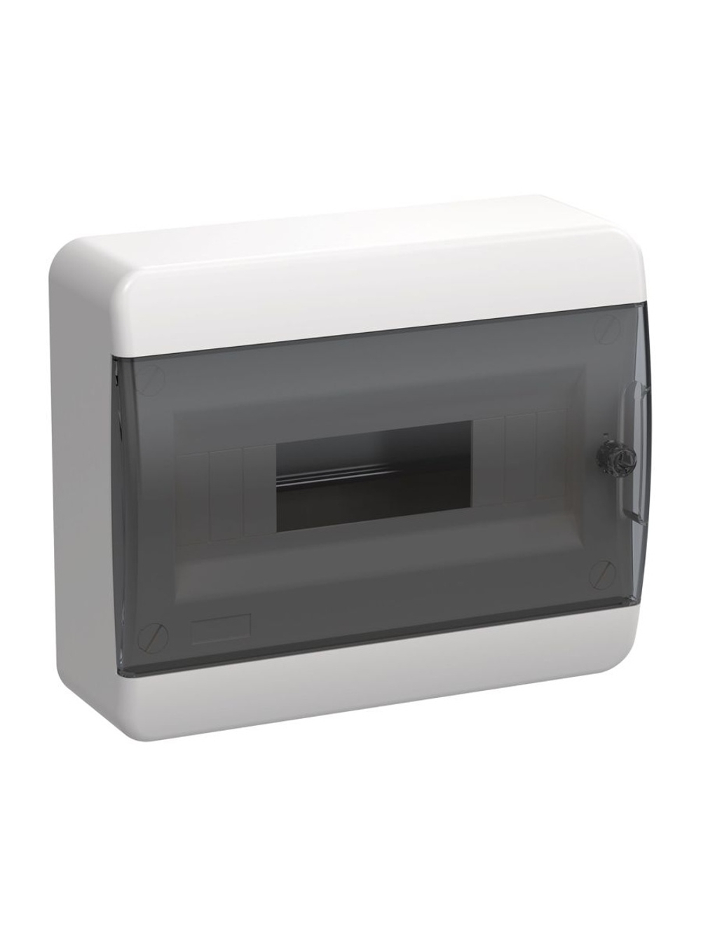Корпус ЩРН-П-12 TEKFOR IP41 черн. прозр. дверь пластик. IEK TF5-KP12-N-12-41-K01-K03