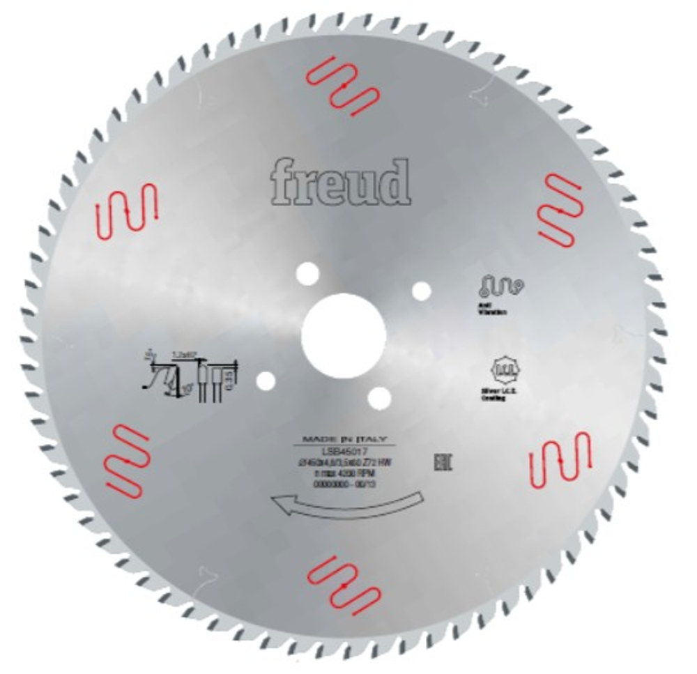 Пильный диск для раскроечных центров с ЧПУ Freud LSB 35001 350х30х4,4 z54