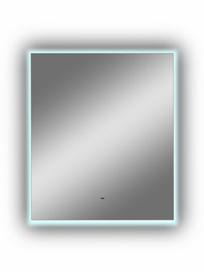 Зеркало "Trezhe Led" 600х700 с бесконтактным сенсором, холодная подсветка