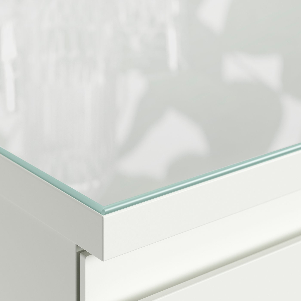 IKEA STORKLINTA  (ИКЕА СТОРКЛИНТА)  -  Стеклянная столешница - прозрачная 40x50 см
