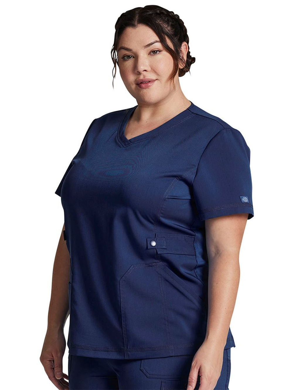 Топ медицинский женский Dickies Balance DK940, синий, XS