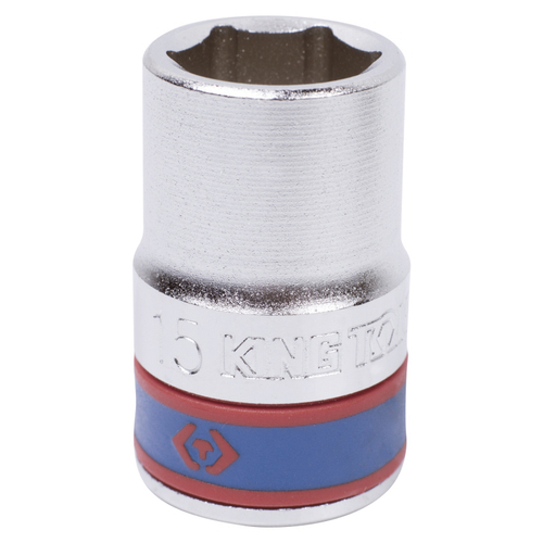 KING TONY (433515M) Головка торцевая стандартная шестигранная 1/2", 15 мм
