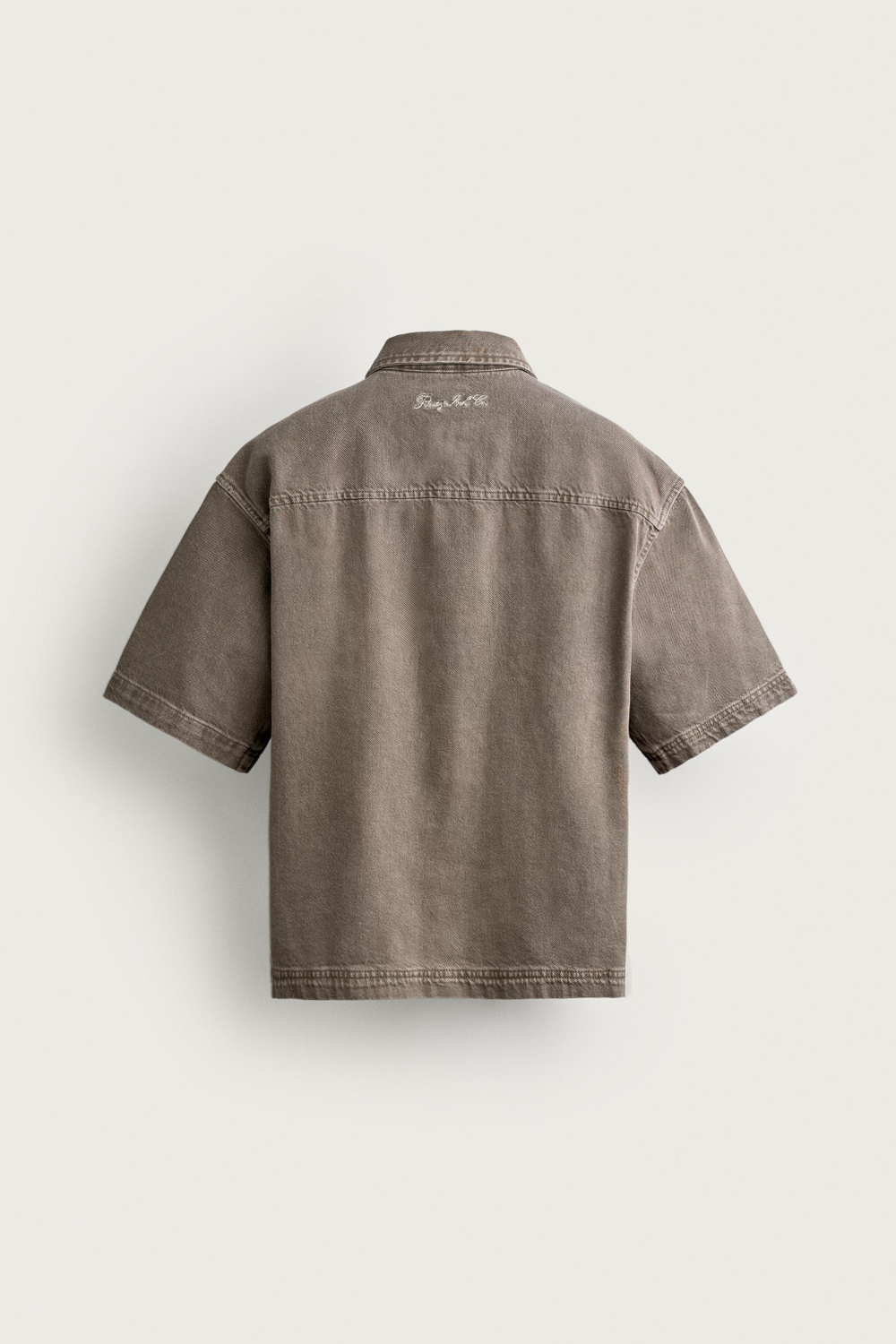 КУРТКА-РУБАШКА С ВЫШИВКОЙ И НАШИВКАМИ — ZARA