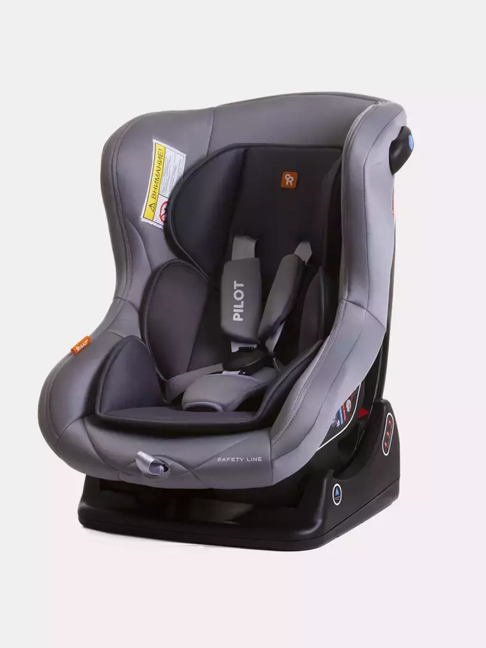 Автокресло LB-777 "Pilot" Safety line (Storm Grey) группа 0-1 (0-18 кг)