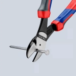 Кусачки боковые особой мощности черненые 200 мм Knipex 74 02 200