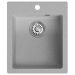 Мойка MIXLINE ML-GM14 серая (310)  420*500*190мм NEW (551904)