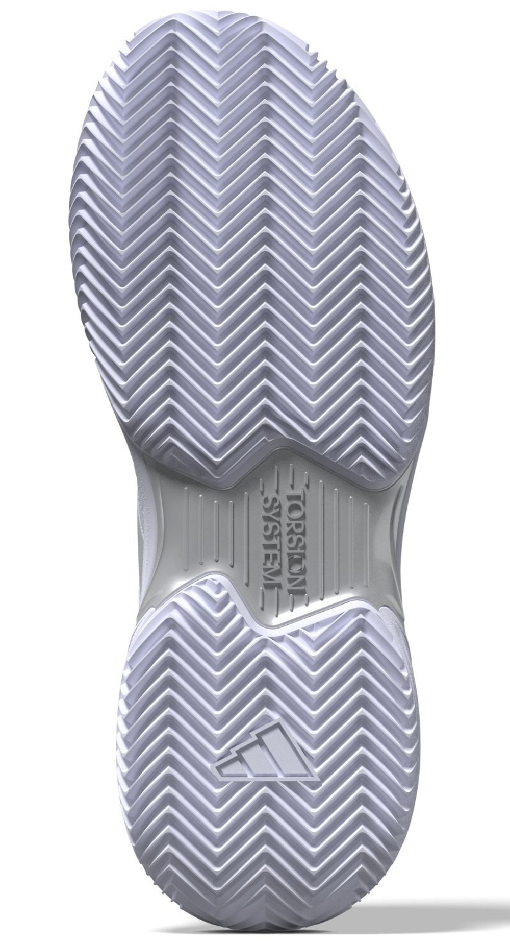 Женские Кроссовки теннисные Adidas CourtJam Control W Clay - footwear white/silver metallic/grey one
