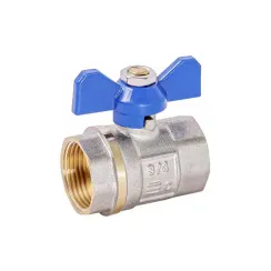 Кран шаровый I-TECH Standart FF В-В 1" бабочка стандартнопроходной 24528