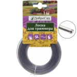 Леска для триммера 2,4мм*15м усиленная круг