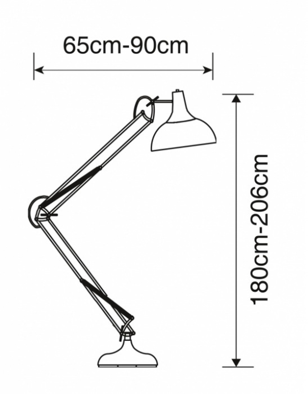 Торшер Arte Lamp GOLIATH A2487PN-1BK