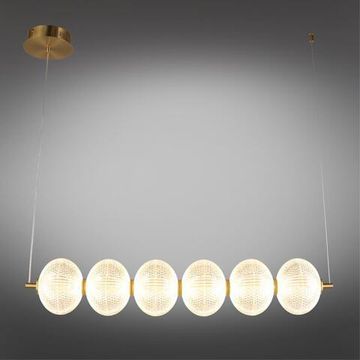 Подвесная светодиодная люстра 21W 3000К OML-68803-06 латунь Cedrello Omnilux