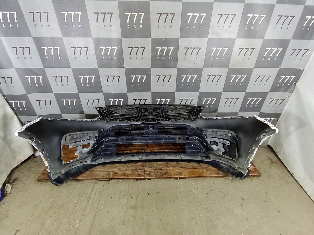 Бампер передний + решетка радиатора + решетка бампера Geely Tugella 22-24 Б/У Оригинал 6010131500