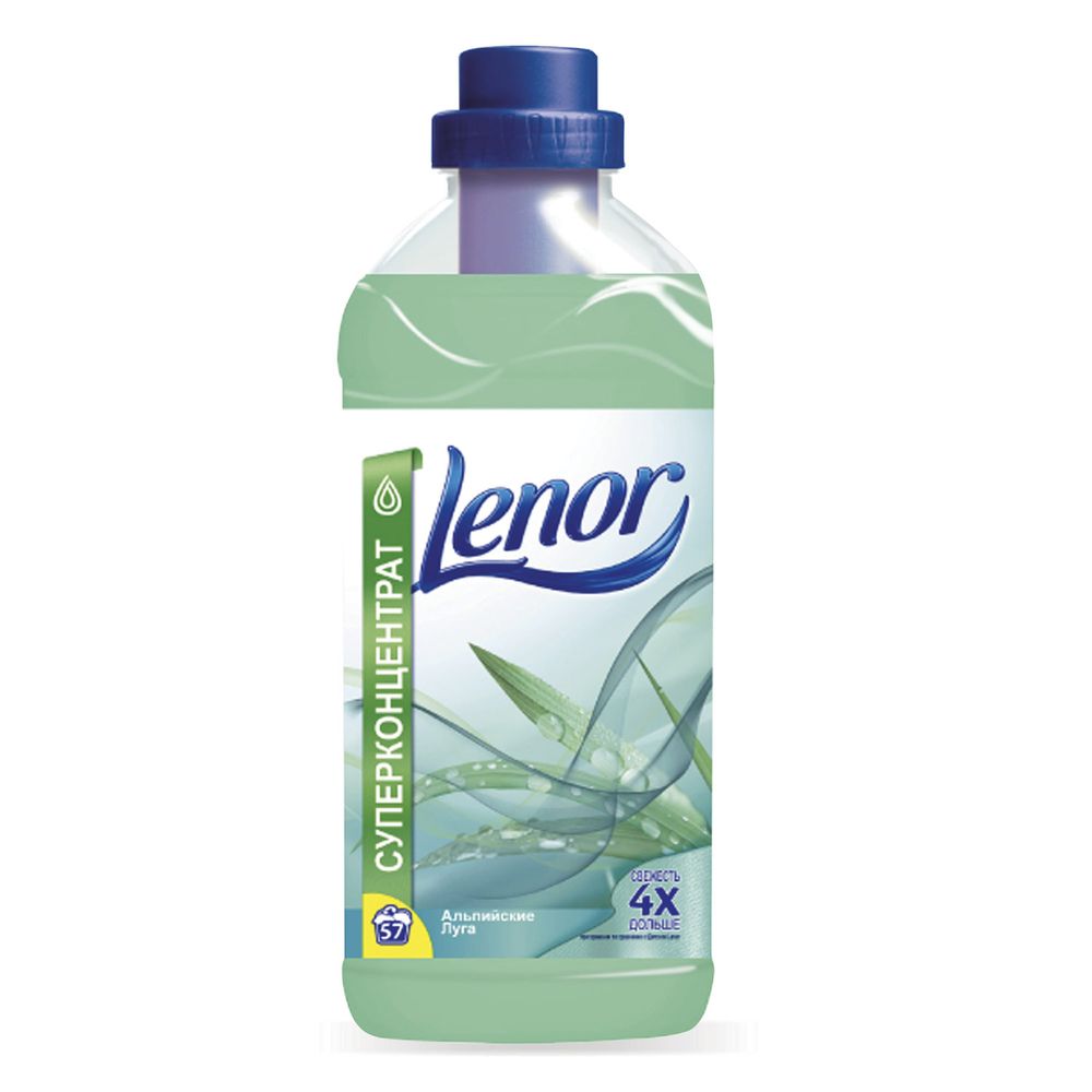 Кондиционер-ополаскиватель для белья 2 л, LENOR (Ленор) "Альпийские луга", концентрат