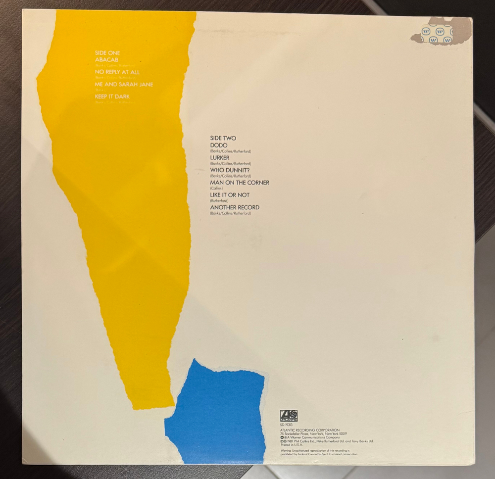 Виниловая пластинка Genesis – Abacab LP