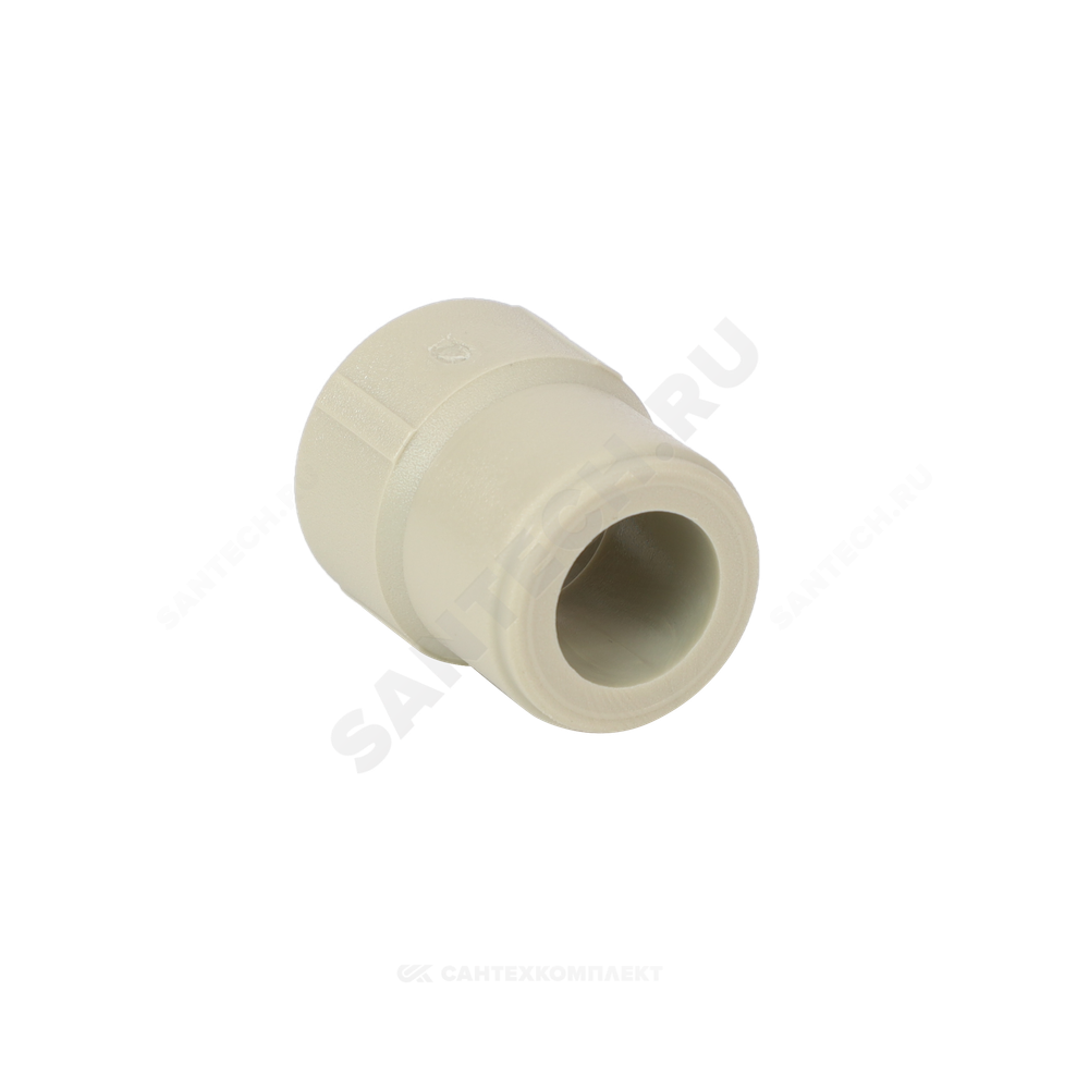 Муфта PP-R переходная серая Дн 32х25 внутр/наруж пайка VALFEX 10003225Г