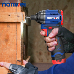 Винтоверт ударный бесщеточный Nanwei NW-S8140, 140 Н·м, 16 В, 2Ah*2