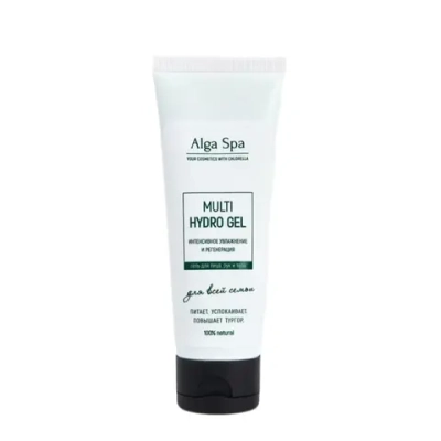 Гель Alga Spa для лица, рук и тела "Интенсивное увлажнение и регенерация", 75 мл