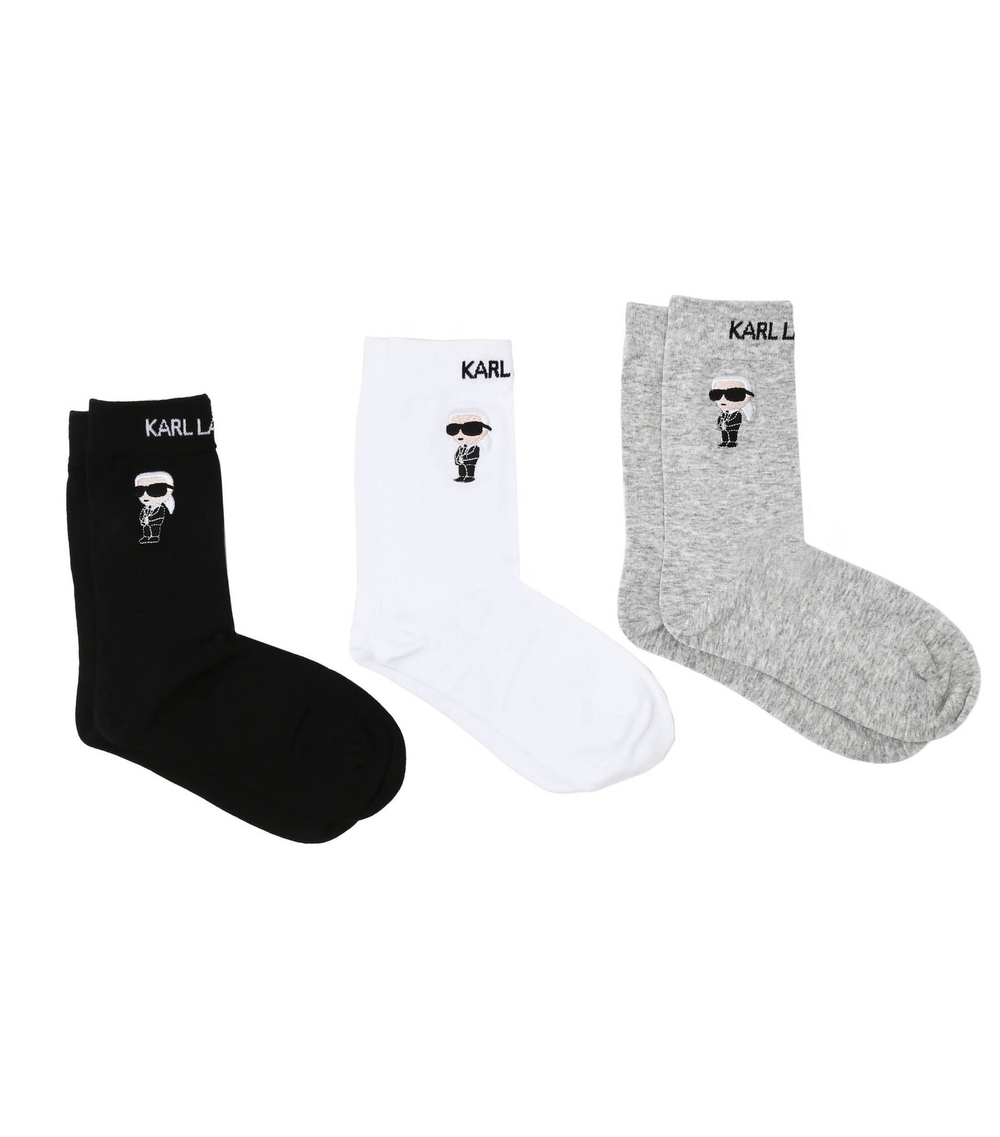Носки 3 пары Karl Lagerfeld - разноцветная(230W6001)