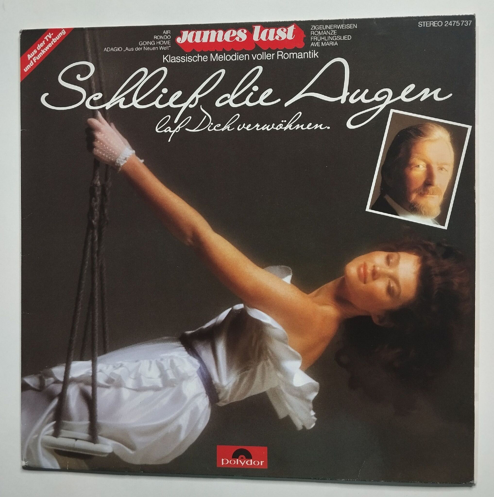 Винтажная виниловая пластинка LP James Last Schlieb Die Augen Lab Dich Verwohnen (Germany 1981) NM