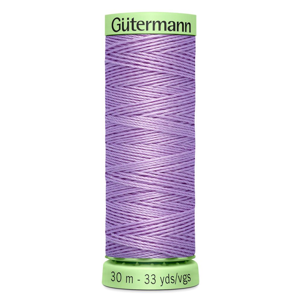 Нитки отделочные Gutermann Top Stitch 30 (30 метров), 5 кат. | 158 св.сиреневый