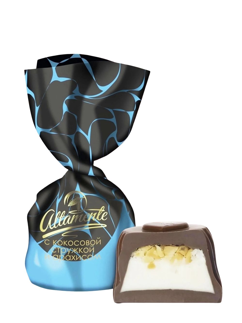 Конфеты ALTAMENTE 1000гр с кокосовой стружкой и арахисом
