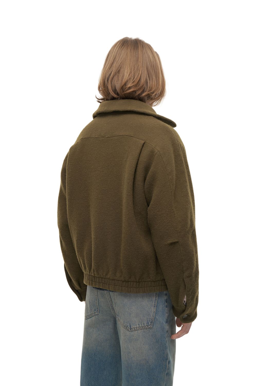 Бомбер Khaki Boiled Jacket
